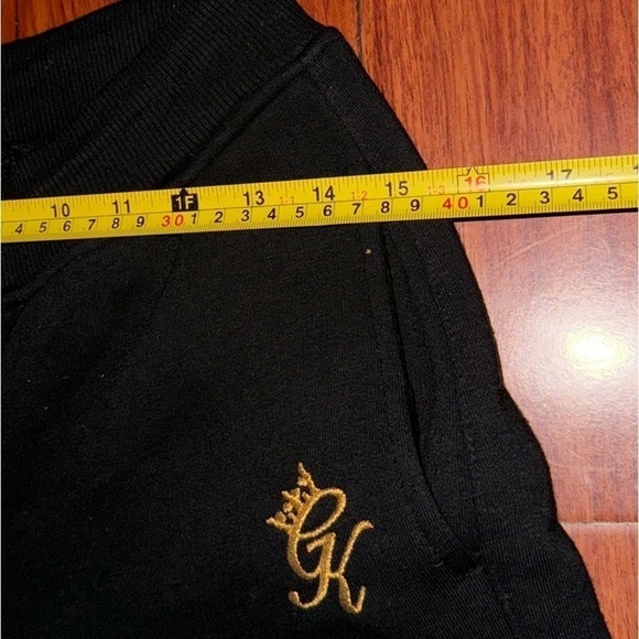 Gym king UK luxury exclusive the praco tracksuit set 2 piece black gold size 6-8 - Picture 11 of 14